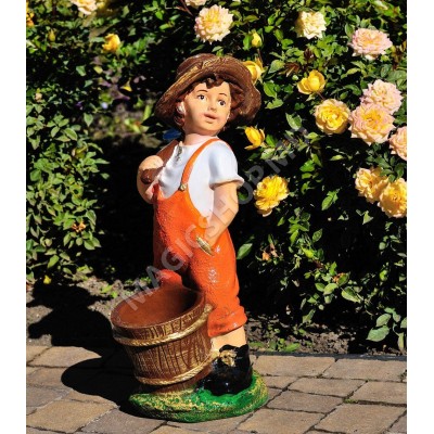 Садовая фигурка Cera Помощник (цветочник)